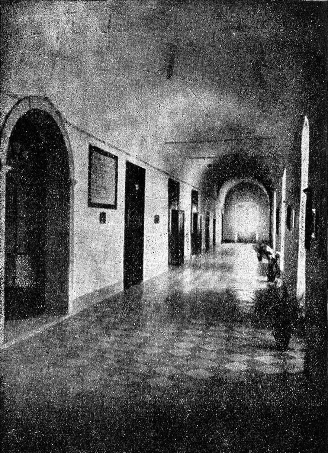 Seminario, corridoio principale nel 1939