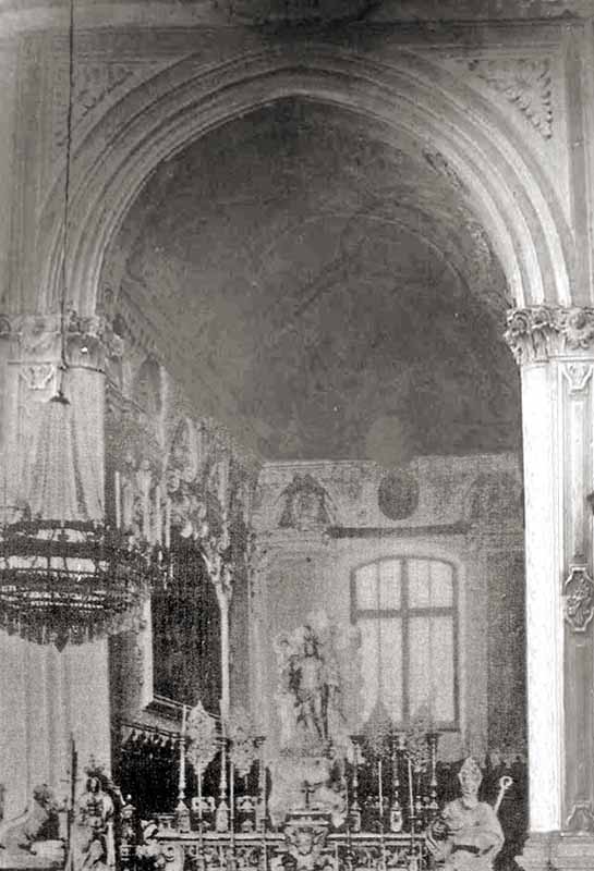 l'abside ai primi del Novecento