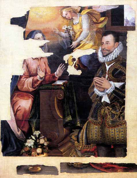 L'Annunziata di pittore napoletano del XVI sec, gi alla Madonna dei Miracoli, ora nel museo diocesano