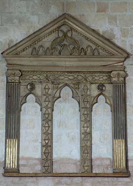 cornice-trittico di un organo