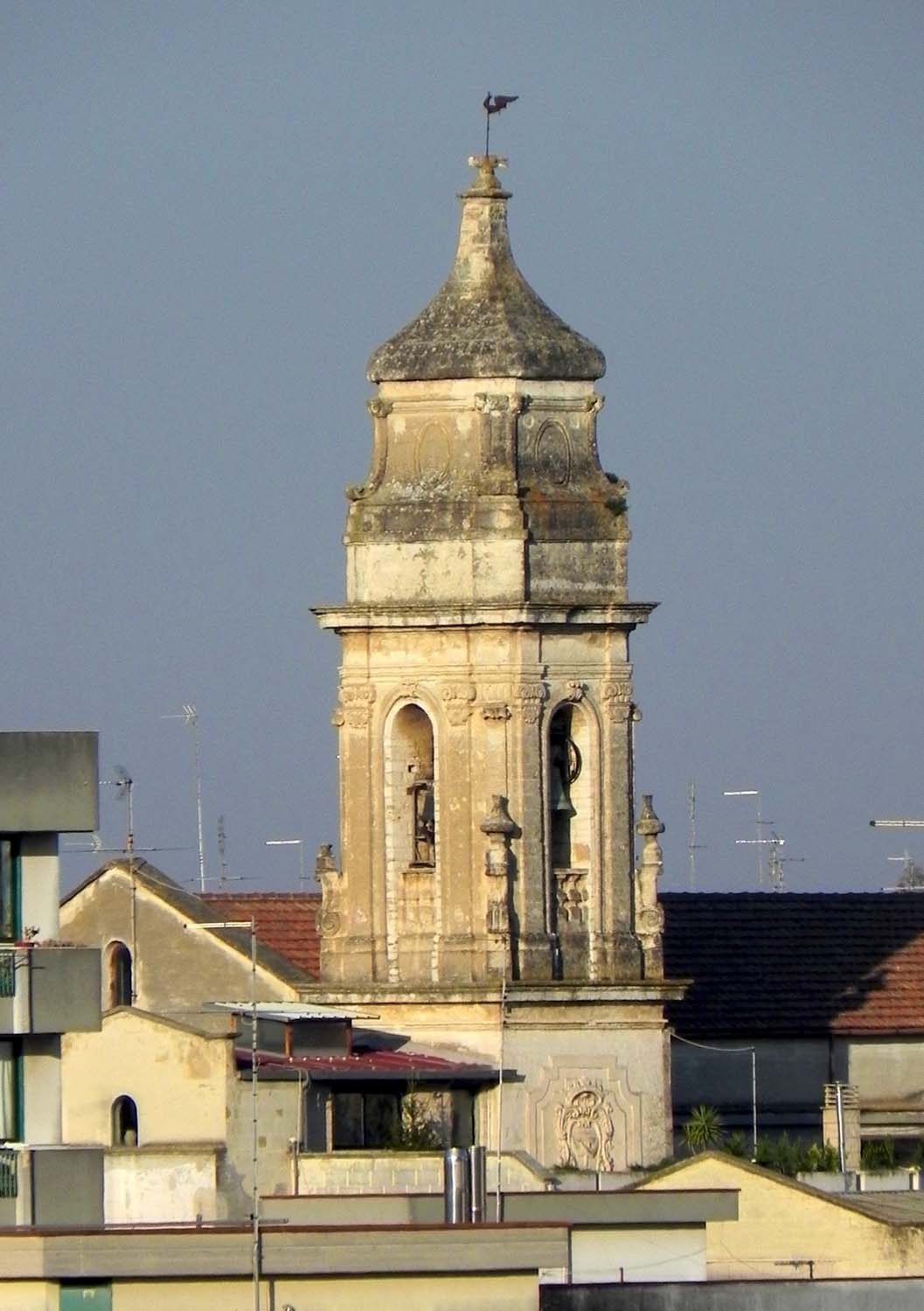Il campanile osservato da Nord-Est