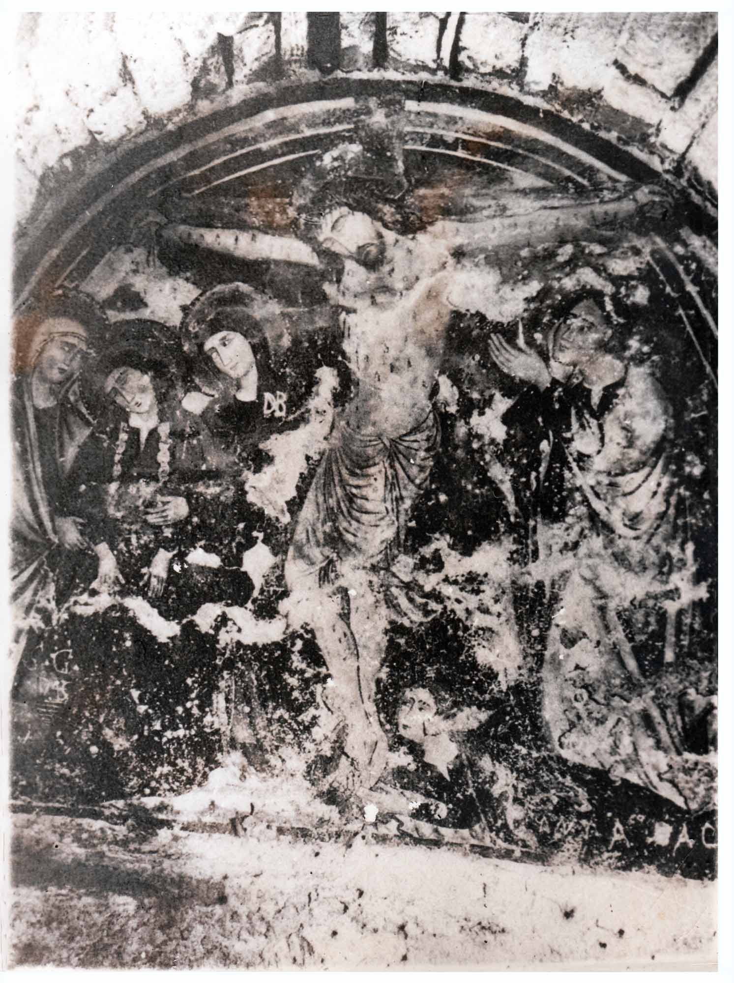 Crocifissione dell'ingresso, foto di A Ceccato, 1934