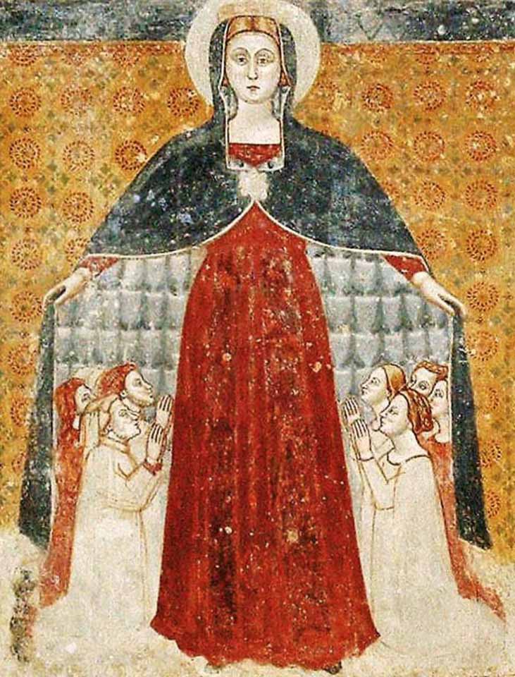 Assisi, Chiesa (gi Cattedrale) di S. Maria Maggiore: Madonna della Misericordia