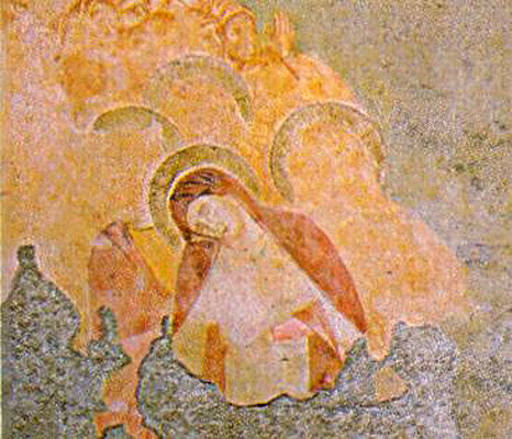 Maria nella crocifissione di Cimabue