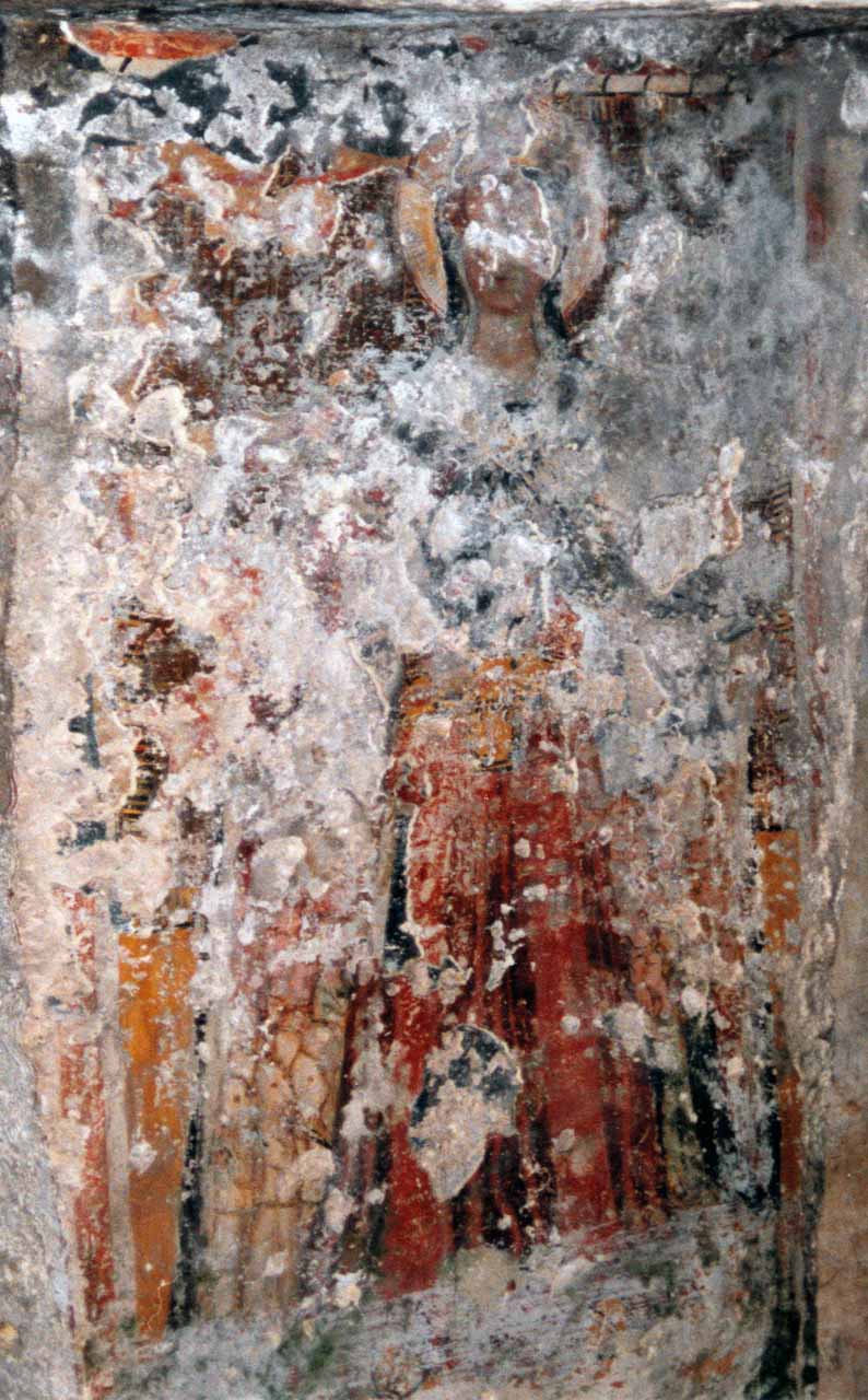 Madonna della Misericordia(?), foto del 1994 prima del restauro