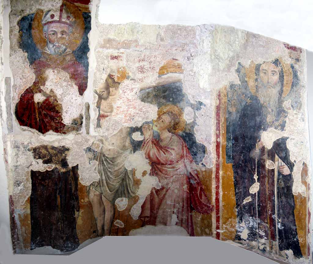 affresco della 3^ nicchia di sinistra