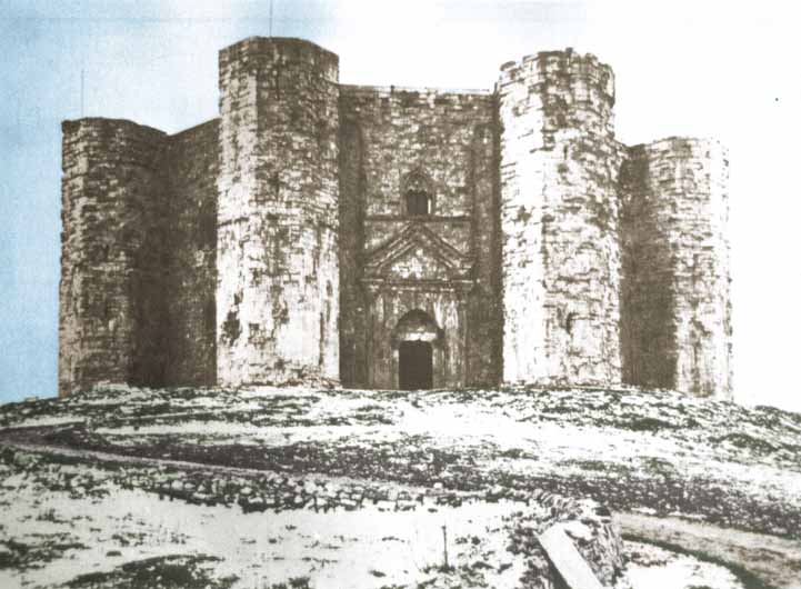 Castel del Monte agli inizi del 1900 (rielaborazione elettronica del colore)