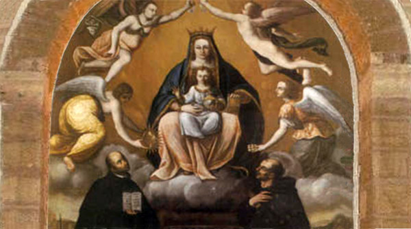 Tela della Madonna d'Andria nella chiesa omonima di Mesagne