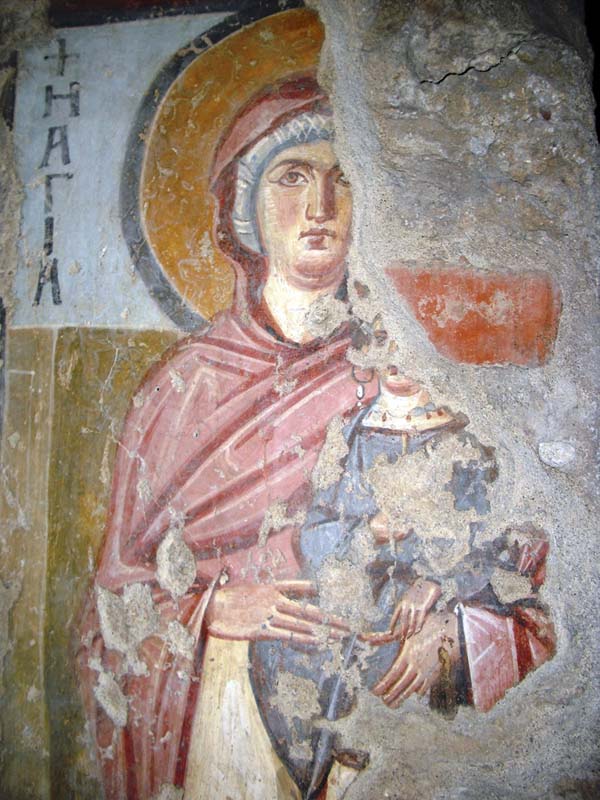 Madonna con Bambino in S. Maria Antiqua (foto RDG Andrea)