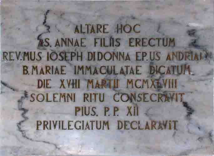 lapide commemorativa del 1948